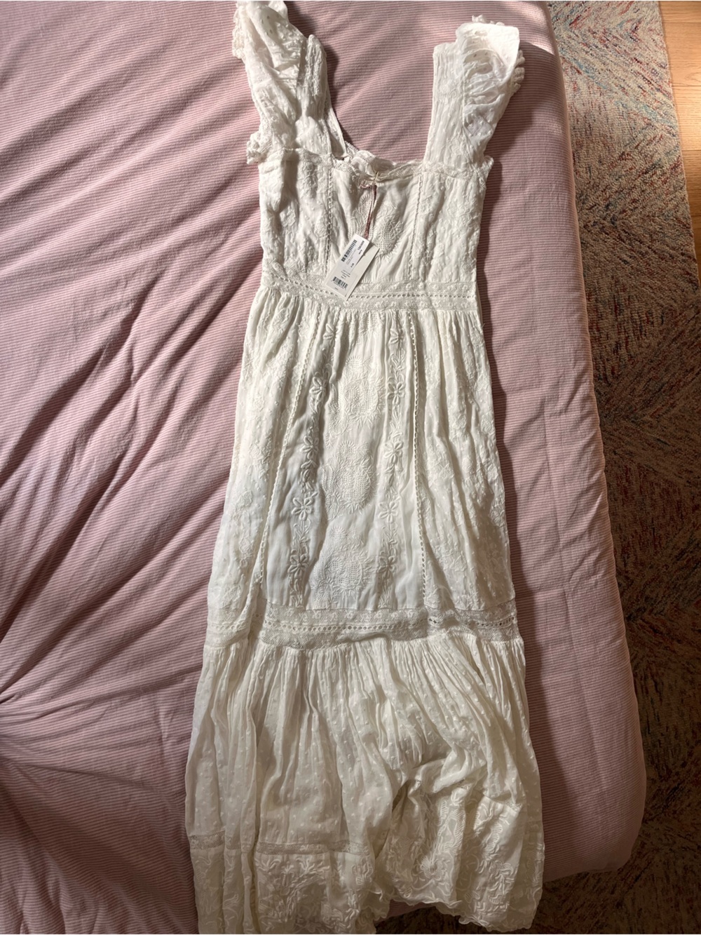 LoveShackFancy White Lace Maxi Dress - “Norma Dress” - Picture 5 of 9